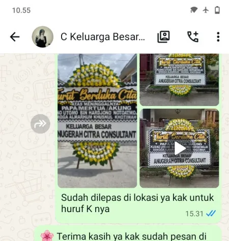 Pengiriman Papan Bunga Duka Pasar Rebo