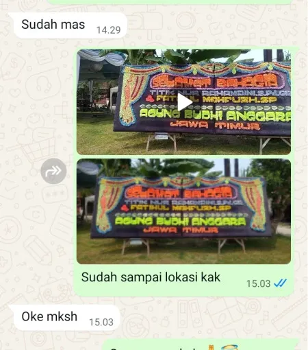 Pengiriman Papan Bunga Pasar Rebo