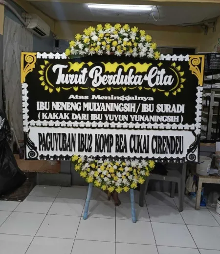 Papan Bunga Duka Pasar Rebo