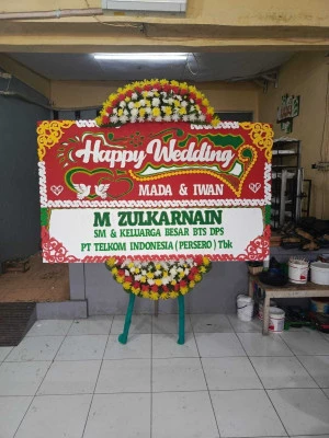 Papan Bunga di Pasar Rebo