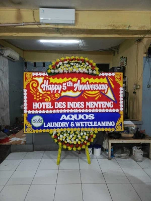 Papan Bunga di Pasar Rebo