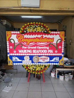 Papan Bunga di Pasar Rebo