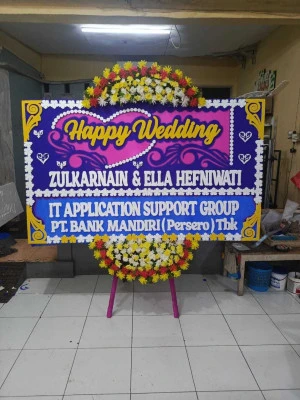 Papan Bunga di Pasar Rebo
